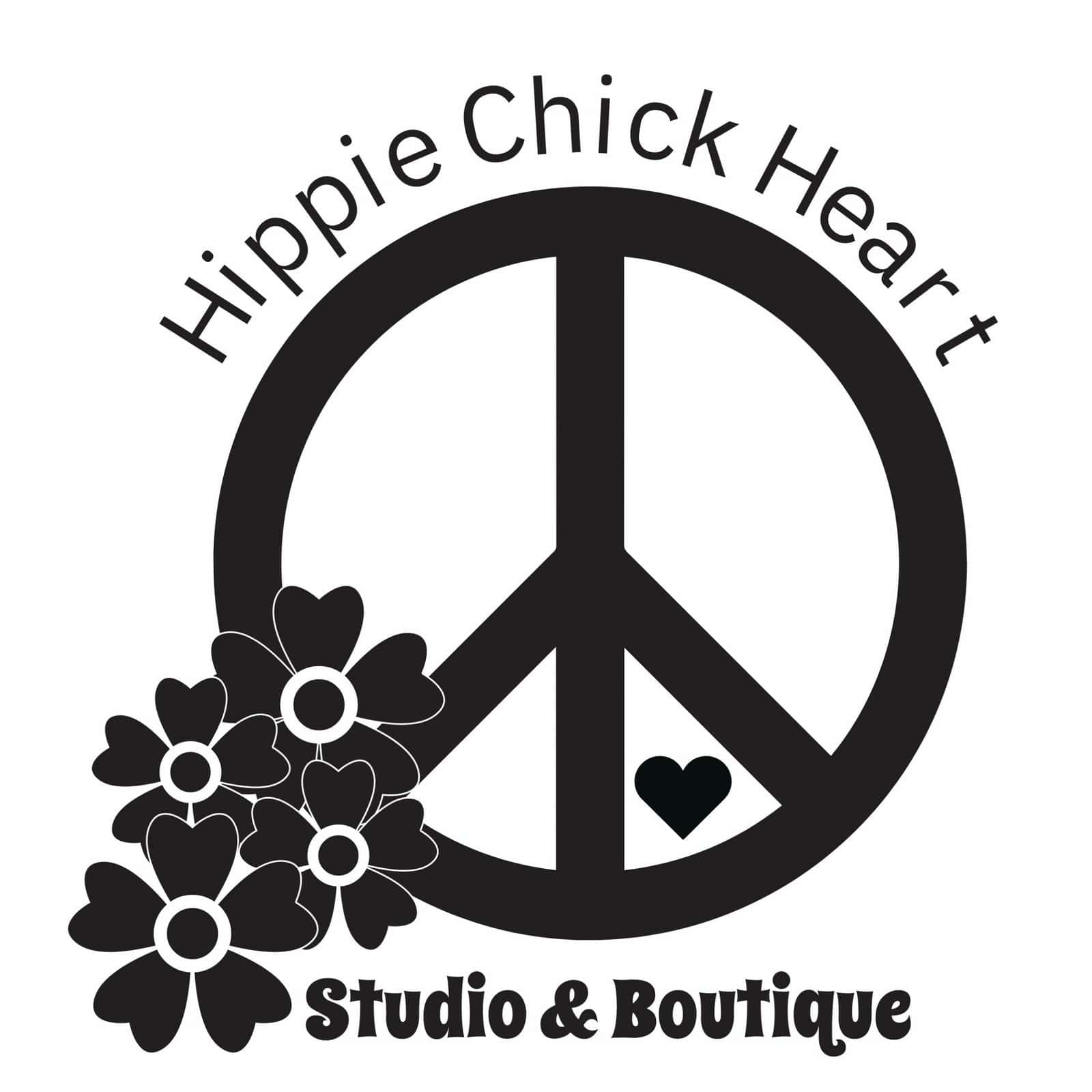 Hippie Chick Art Logo Hippie Chick Art Logo
